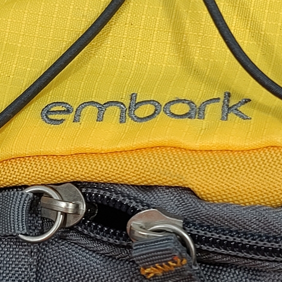 Embark Yellow & Gray Backpack - Picture 3 of 8